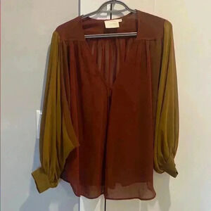 Chiffon blouse  size Small